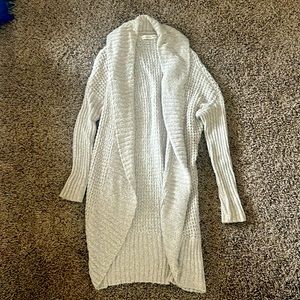 Light Cream Abercrombie & Fitch Cardigan